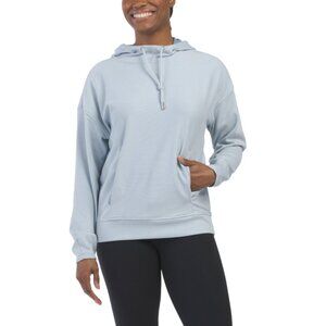 RBX BLUE MULTI Plush Interlock Mock Neck Hoodie